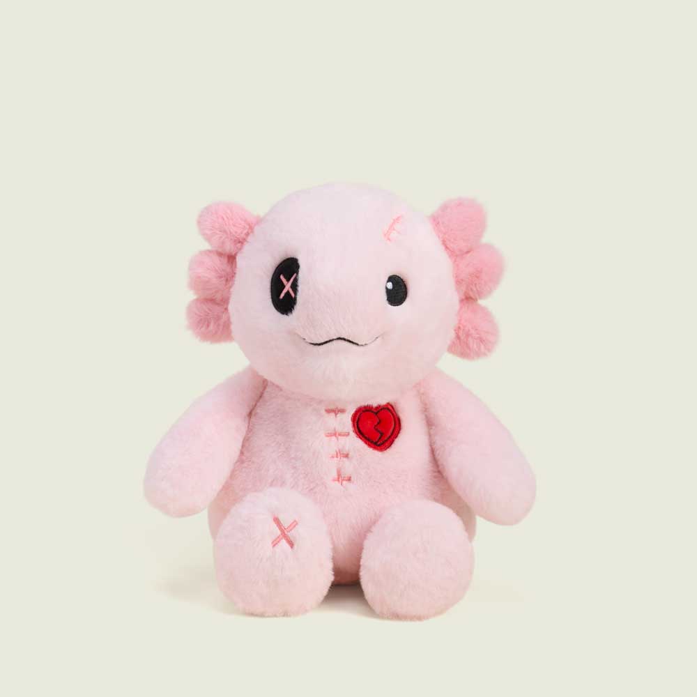 Scary Cute Axolotl Warmies Front View